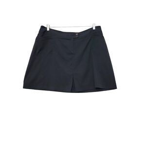 Tail Golf Tennis Pickleball Golf Sporty Skort Skirt‎ Sz 16 Black Pockets Zipper